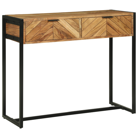 Konsolentisch 90x35x75 cm Massivholz Akazie