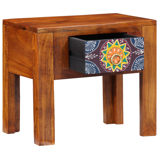 Beistelltisch 40x30x36 cm Massivholz Akazie