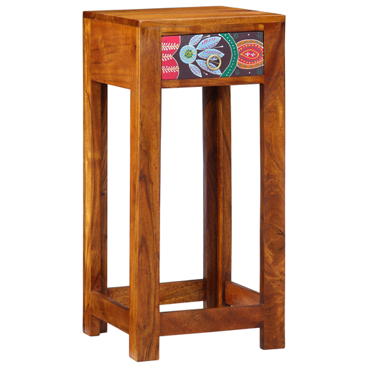 Telefontisch 35x35x75 cm Massivholz Akazie