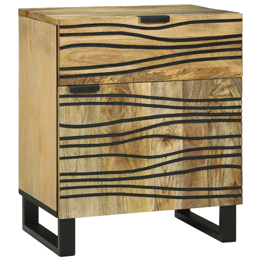 Nachttisch 50x33x60 cm – Massivholz aus Mango