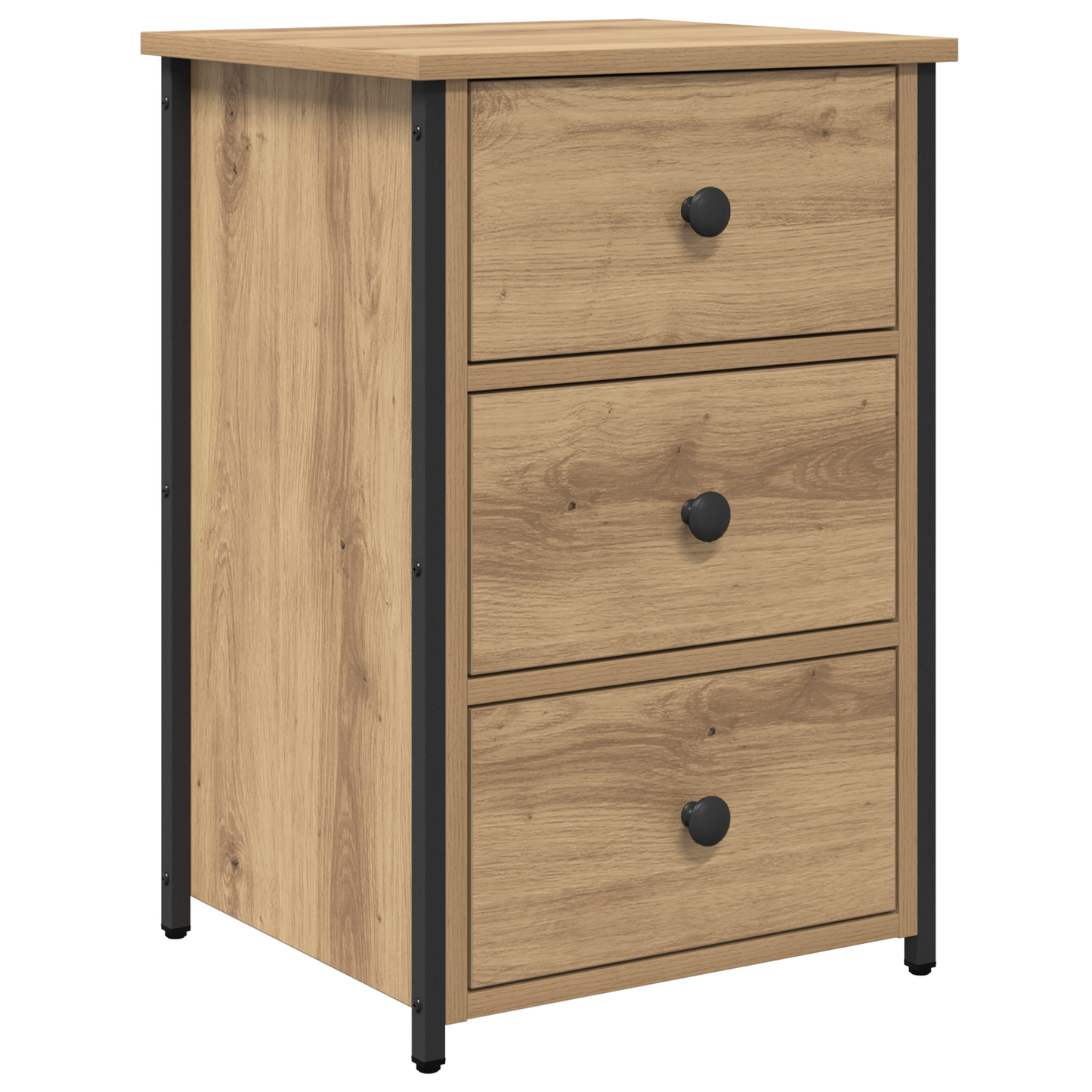 Artisan Eiche Nachttische Artisan Eiche Holzwerkstoff Kompakt